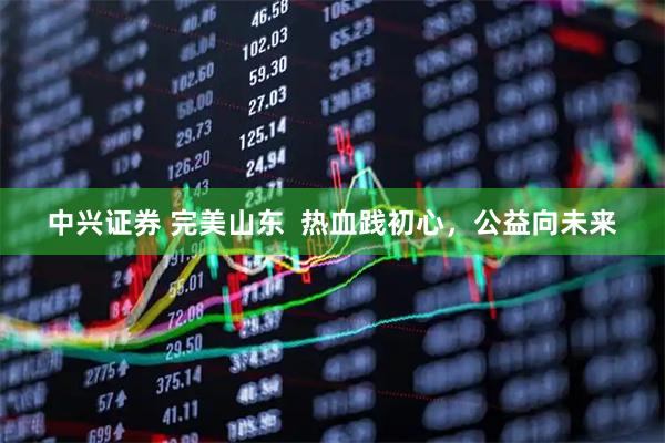 中兴证券 完美山东  热血践初心，公益向未来